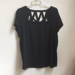 Torrid size 3 Black Strappy T-shirt